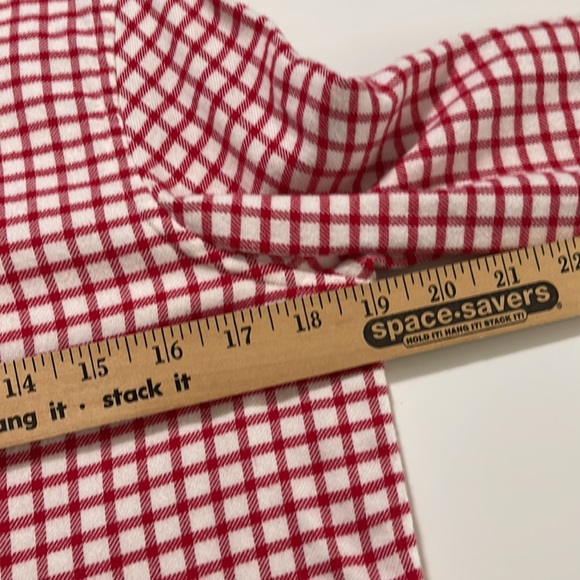 Lands End Plaid Cotton Button Shirt Size XS - Picture 5 of 9